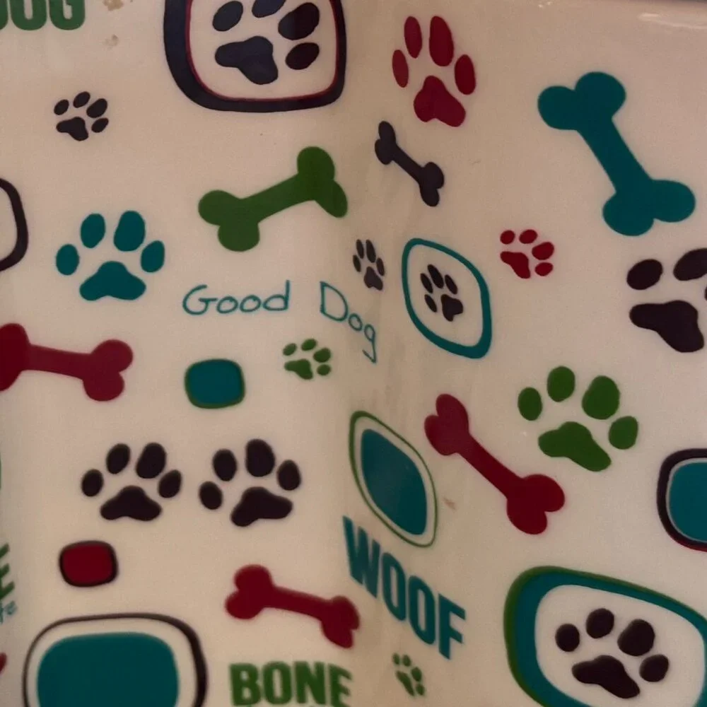 Ceramic Dog Treat Container